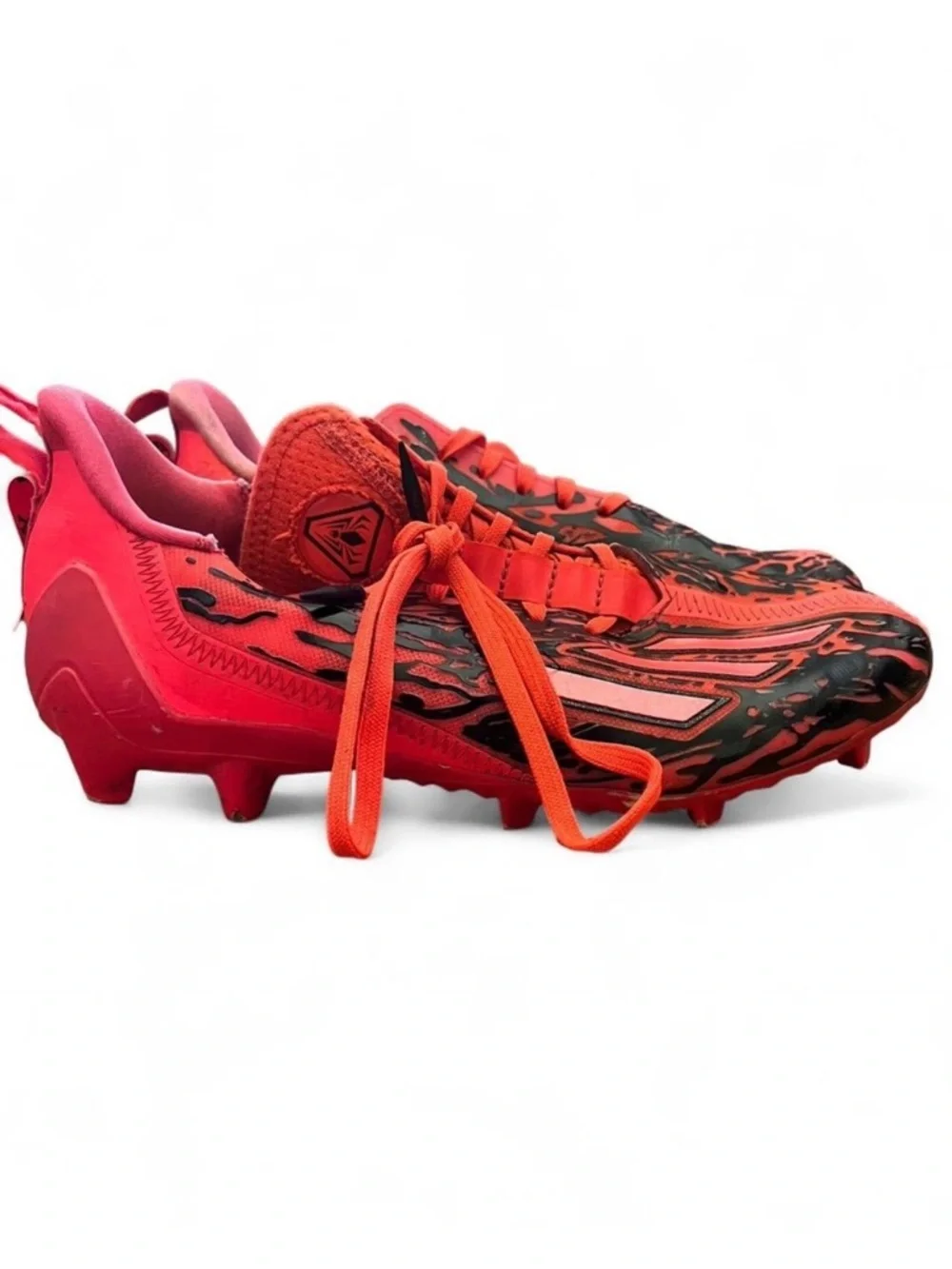 Adidas Adizero Elite 2.0 football cleats - red and black